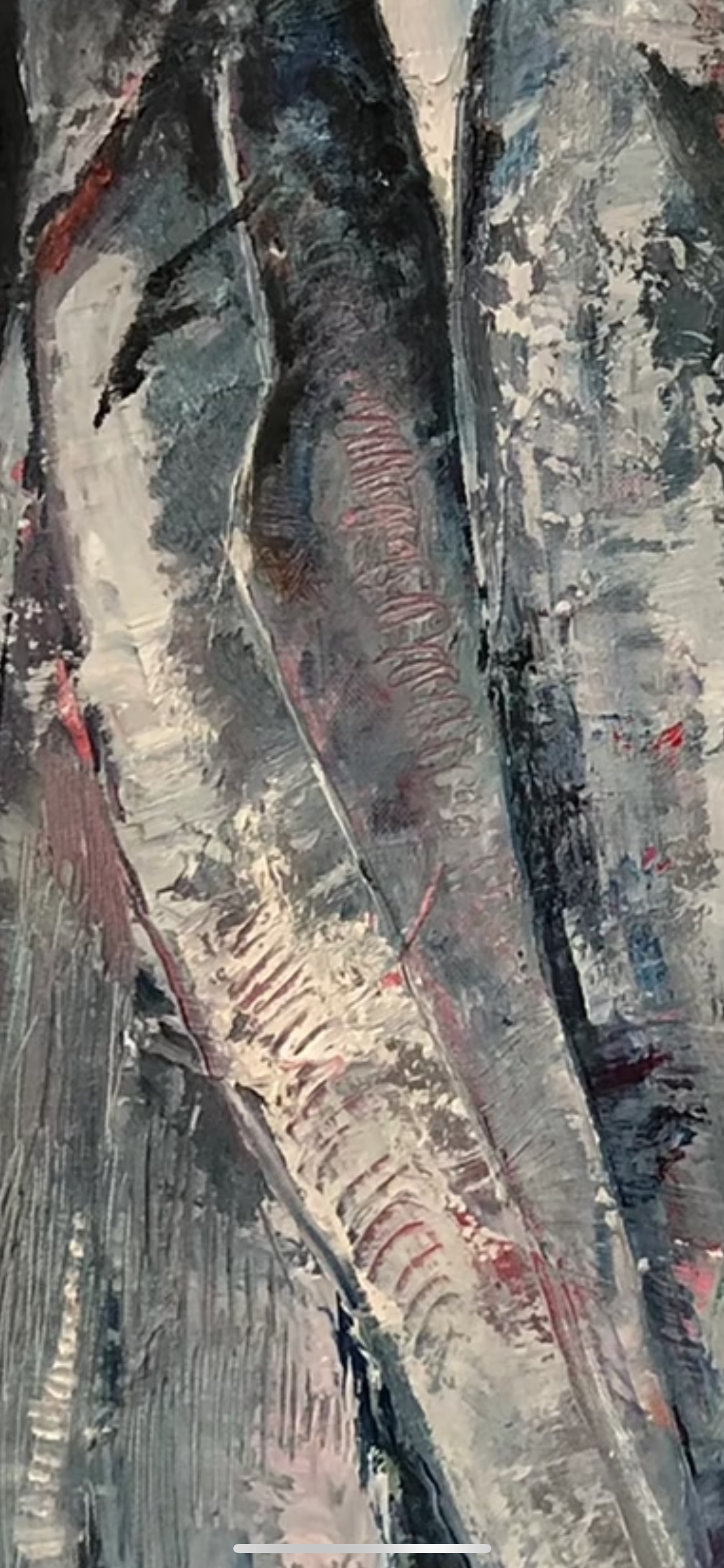 Scaly Sea’s Morning Song — Original Ribbonfish Oil Painting