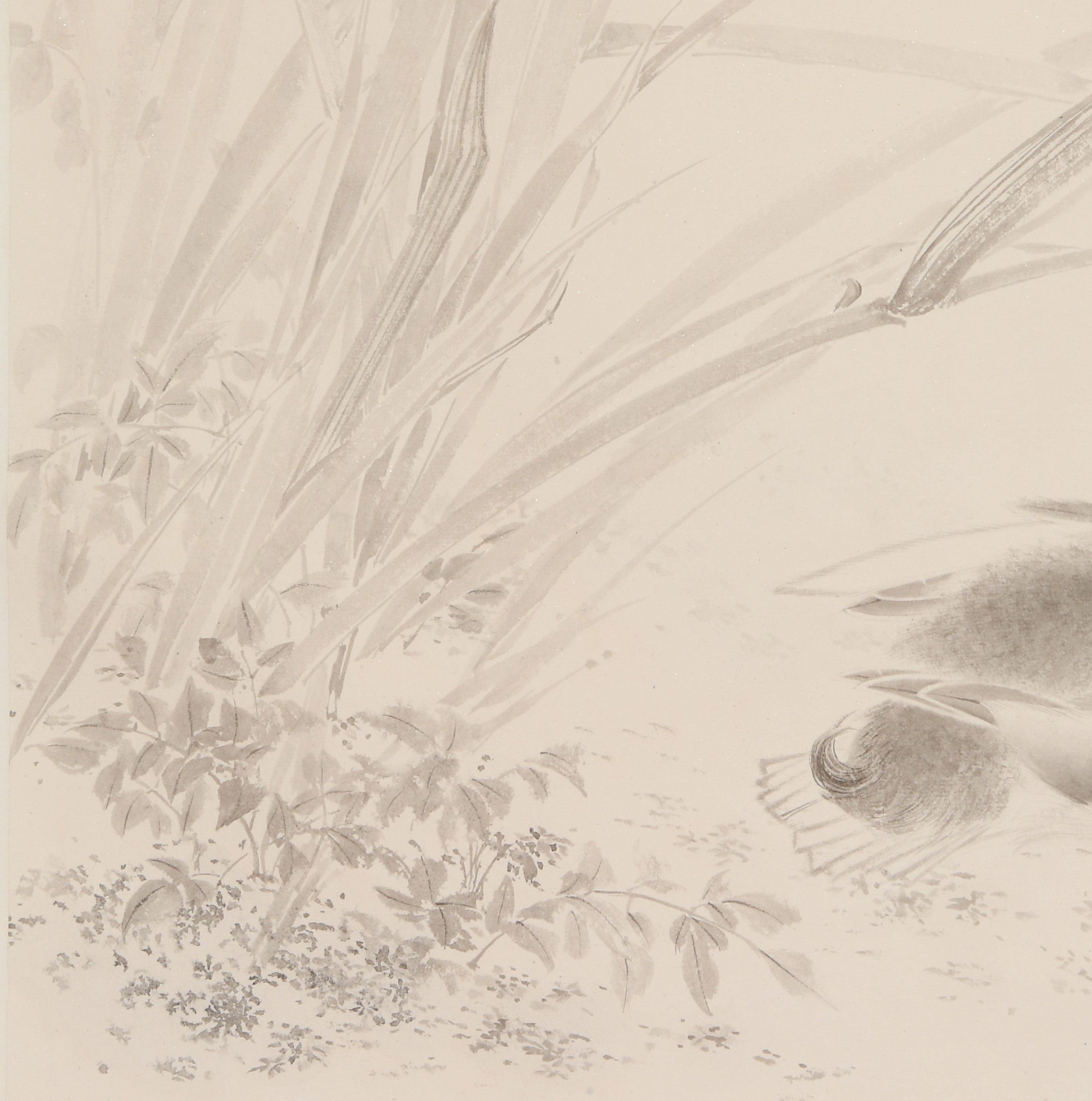 "Clear Skies, Insightful Heart" (Tiān Lǎng Qì Qīng, Xīnyǎn Jiē Míng) by Zhang Minsheng – Elegant Traditional Chinese Meticulous Flower & Bird Painting