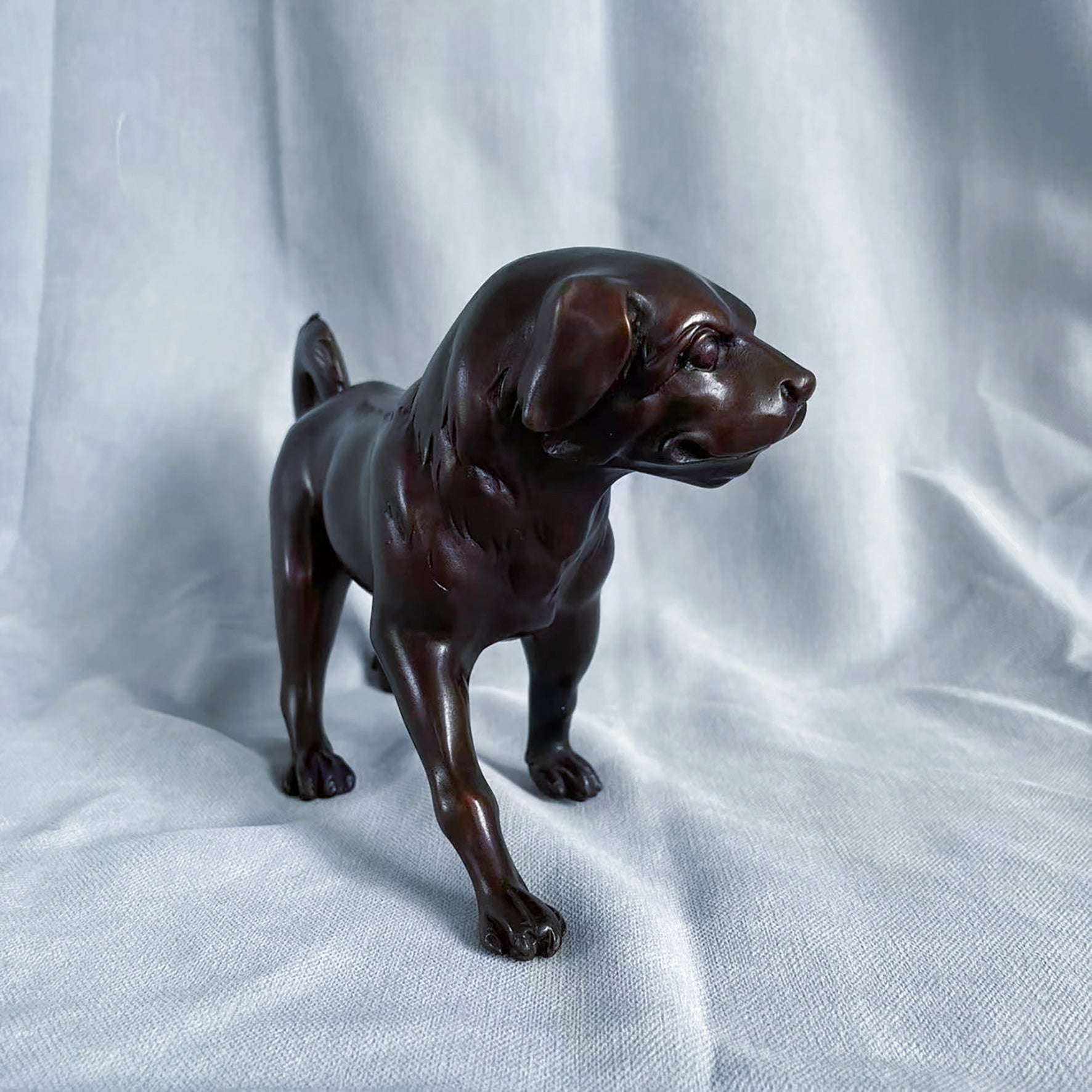Guardian’s Grace – Bronze Dog Statue
