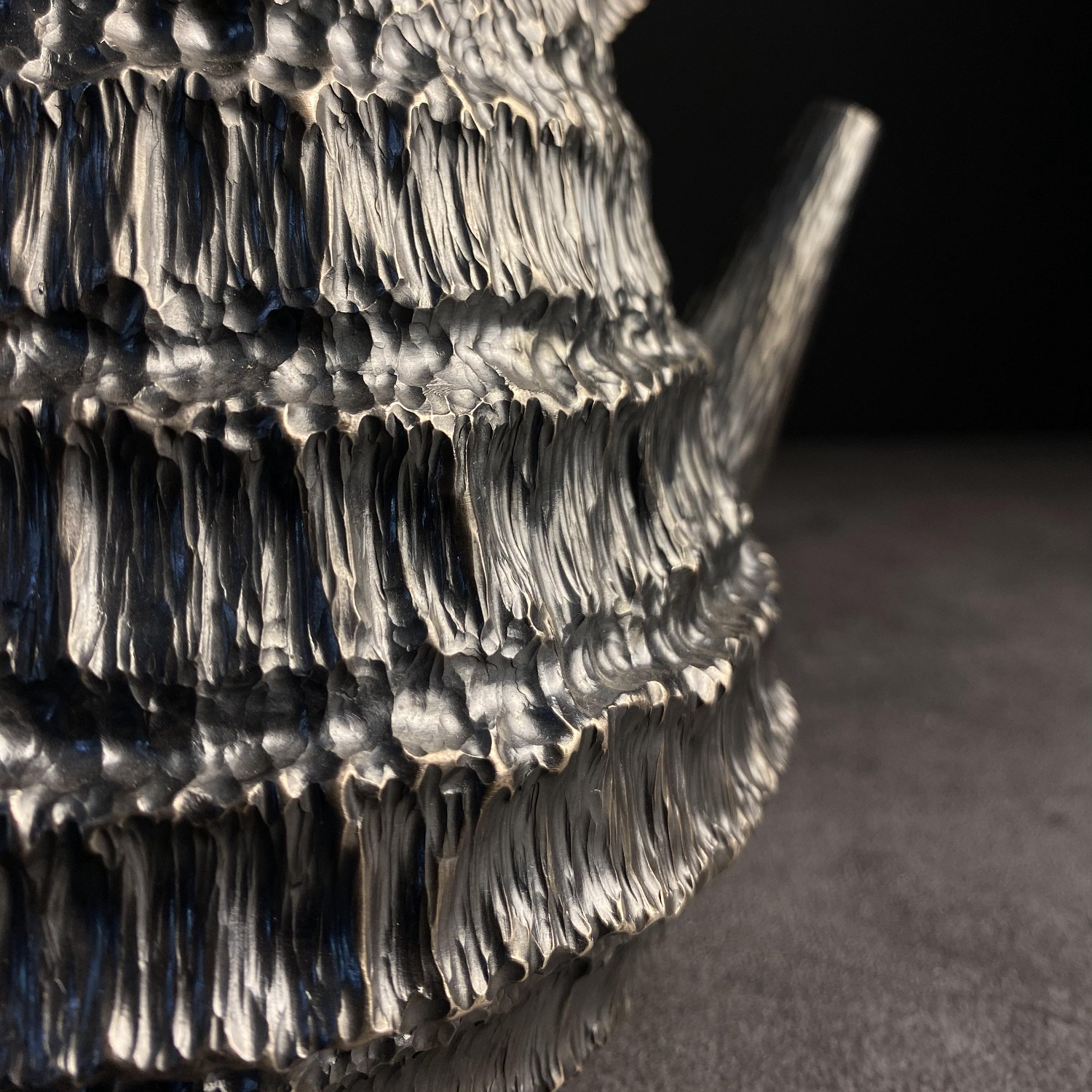 Plain Form — Hand-Forged Large Teapot