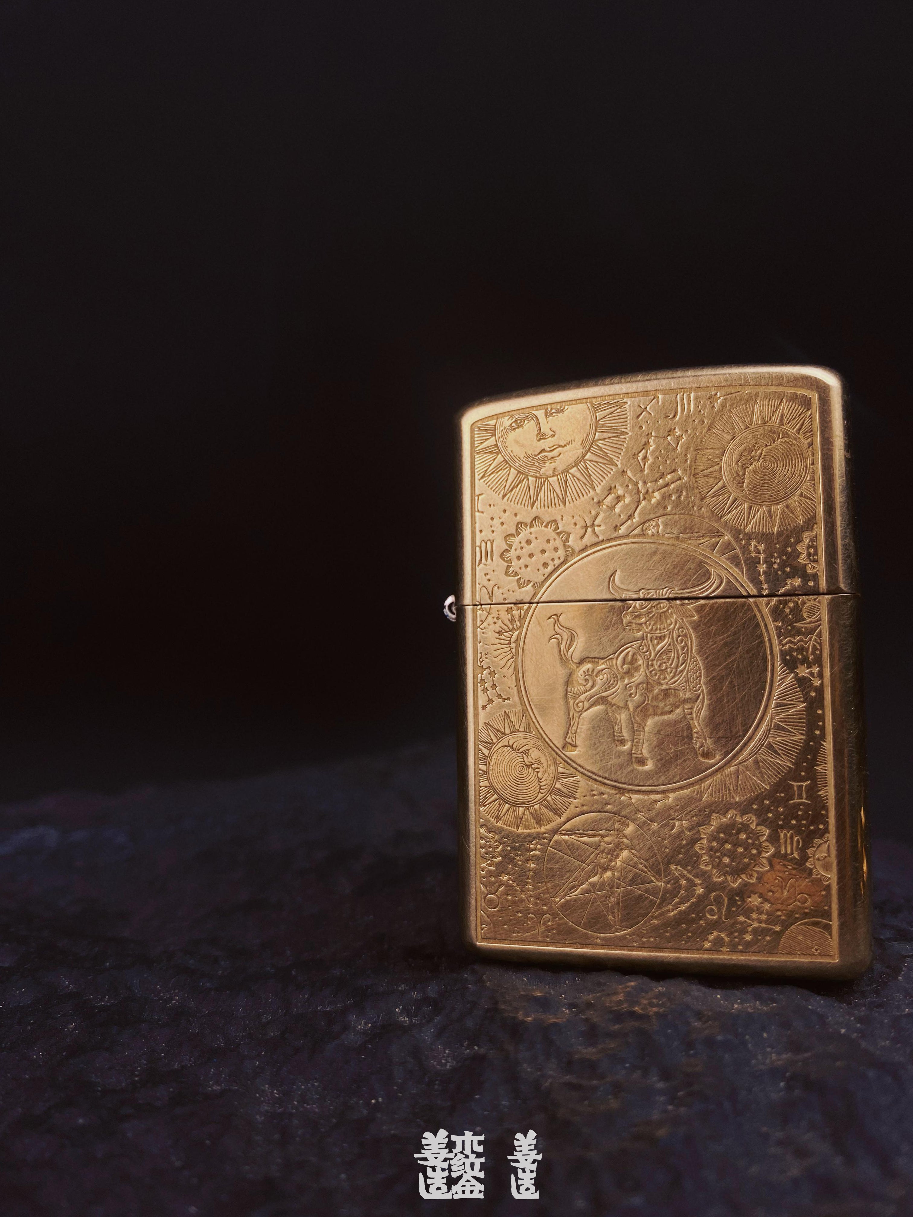 Zodiac Series Brass Heritage Lighter Collection
