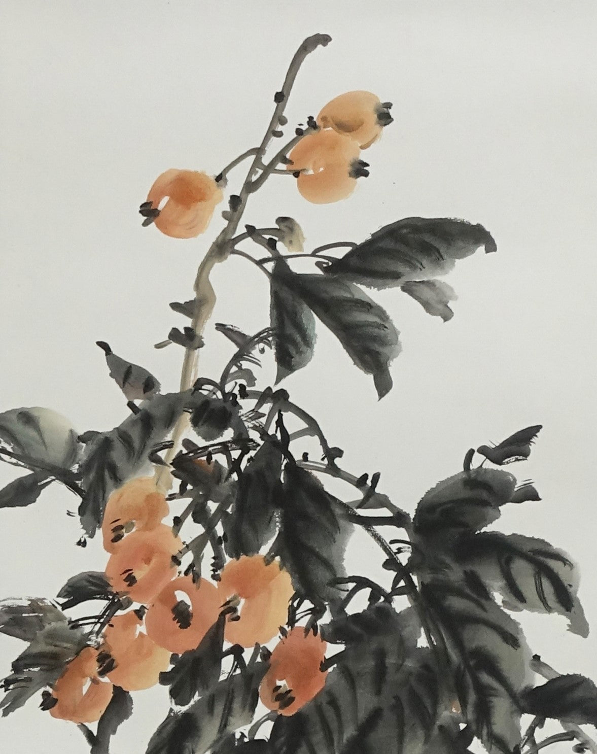 "Blissful Autumn" (Hān Qiū) by Guo Zhaoming – Traditional Chinese Bird-and-Flower Painting