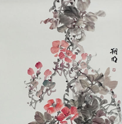 "Untitled" (Wú Tí) by Guo Zhaoming – Traditional Chinese Bird-and-Flower Painting