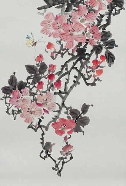 "Untitled" (Wú Tí) by Guo Zhaoming – Traditional Chinese Bird-and-Flower Painting