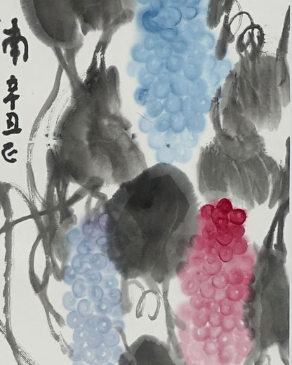 "Autumn Breeze: A Nostalgic Tune of Jiangnan" (Qiū Fēng Yì Yùn Yì Jiāngnán) by Gu Weixi – Traditional Chinese Asian Art Scroll Painting