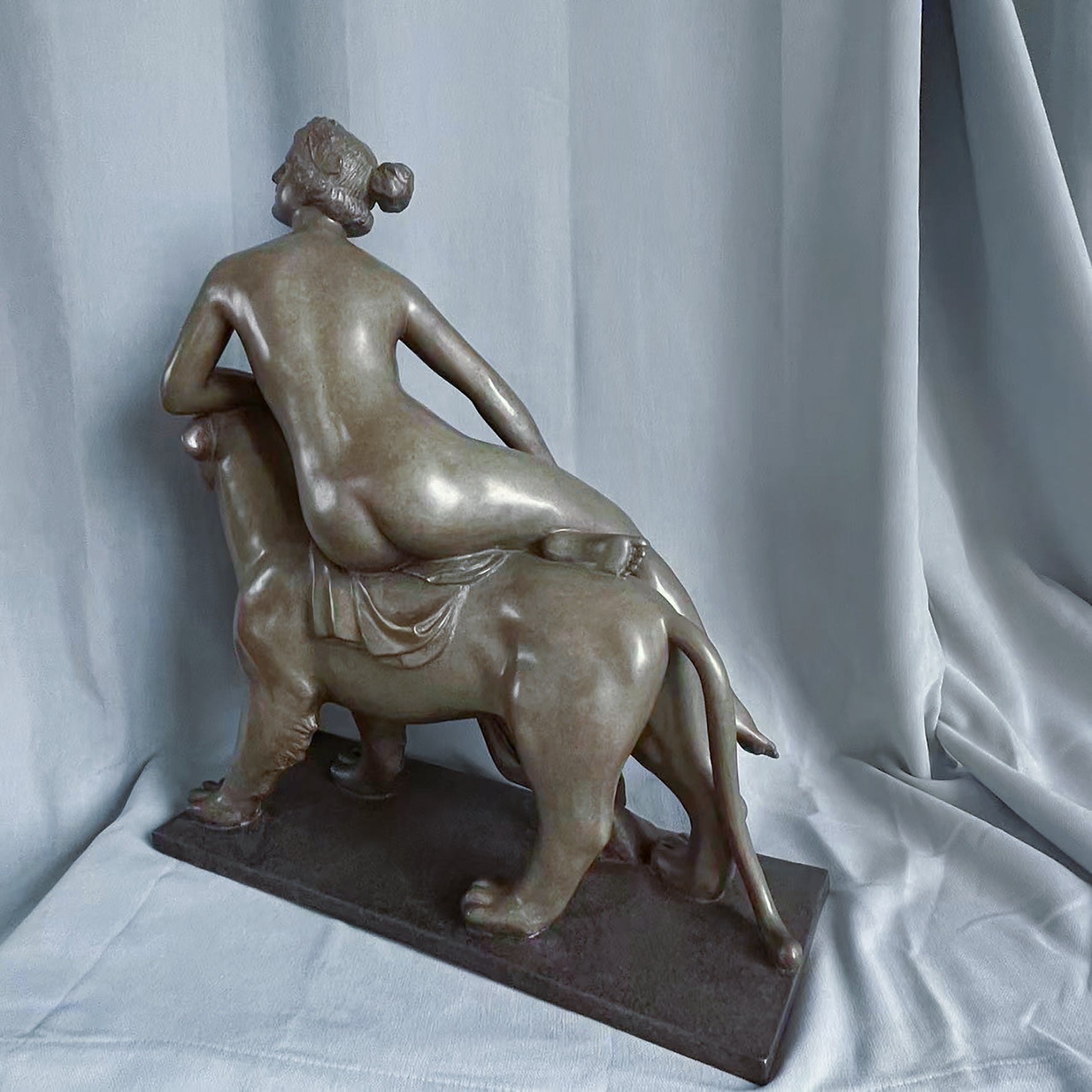 Ariadne on the Panther Bronze Sculpture – A Classical Masterpiece of Myth & Art