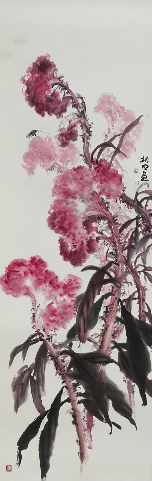 Traditional Chinese Bird-and-Flower Painting – "Untitled" (Wú Tí) by Guo Zhaoming