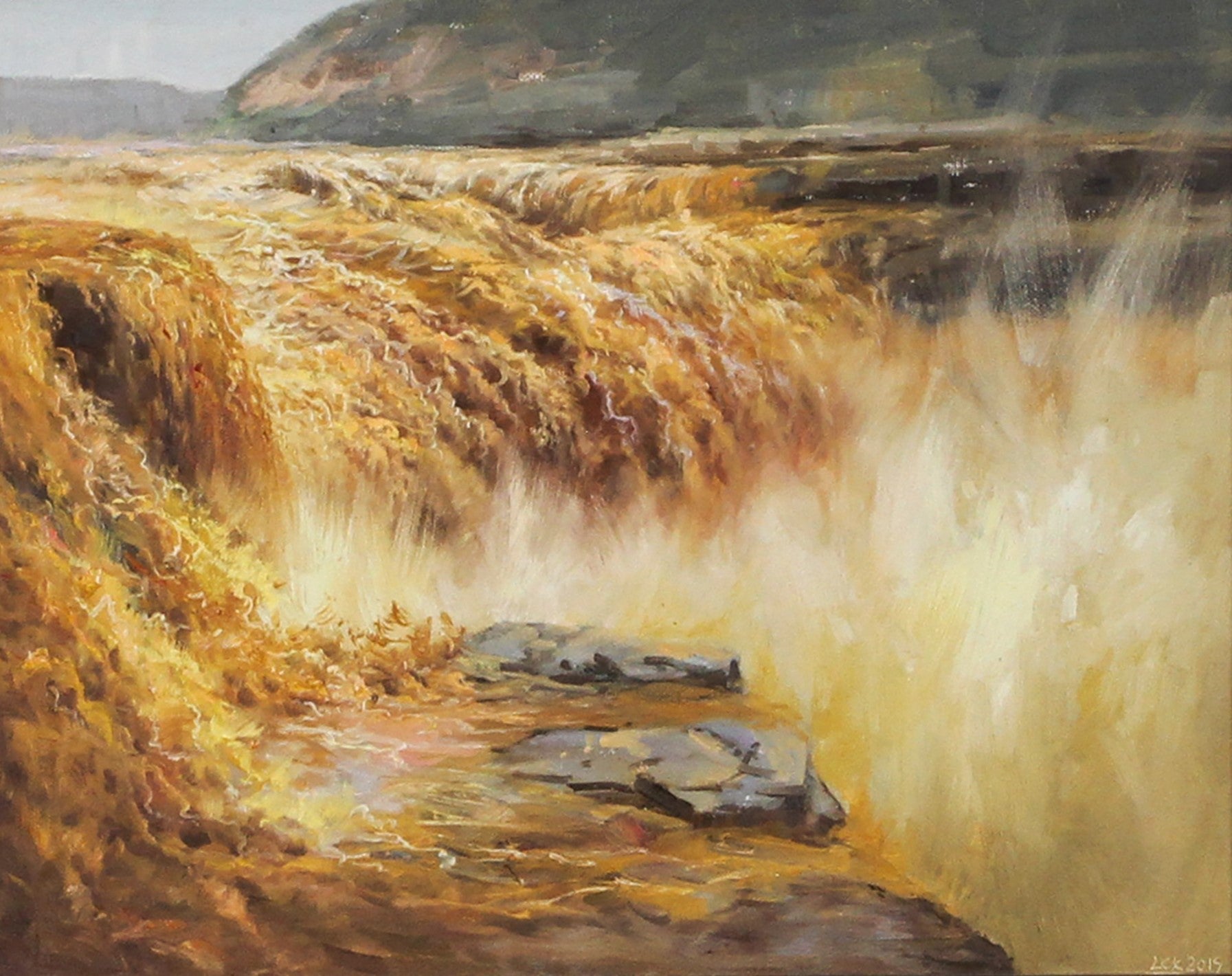 "Yellow River" (Huang He) by Liu Chengke