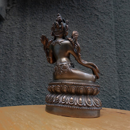 Bronze Buddha Statue: "The Contemplative Buddha"