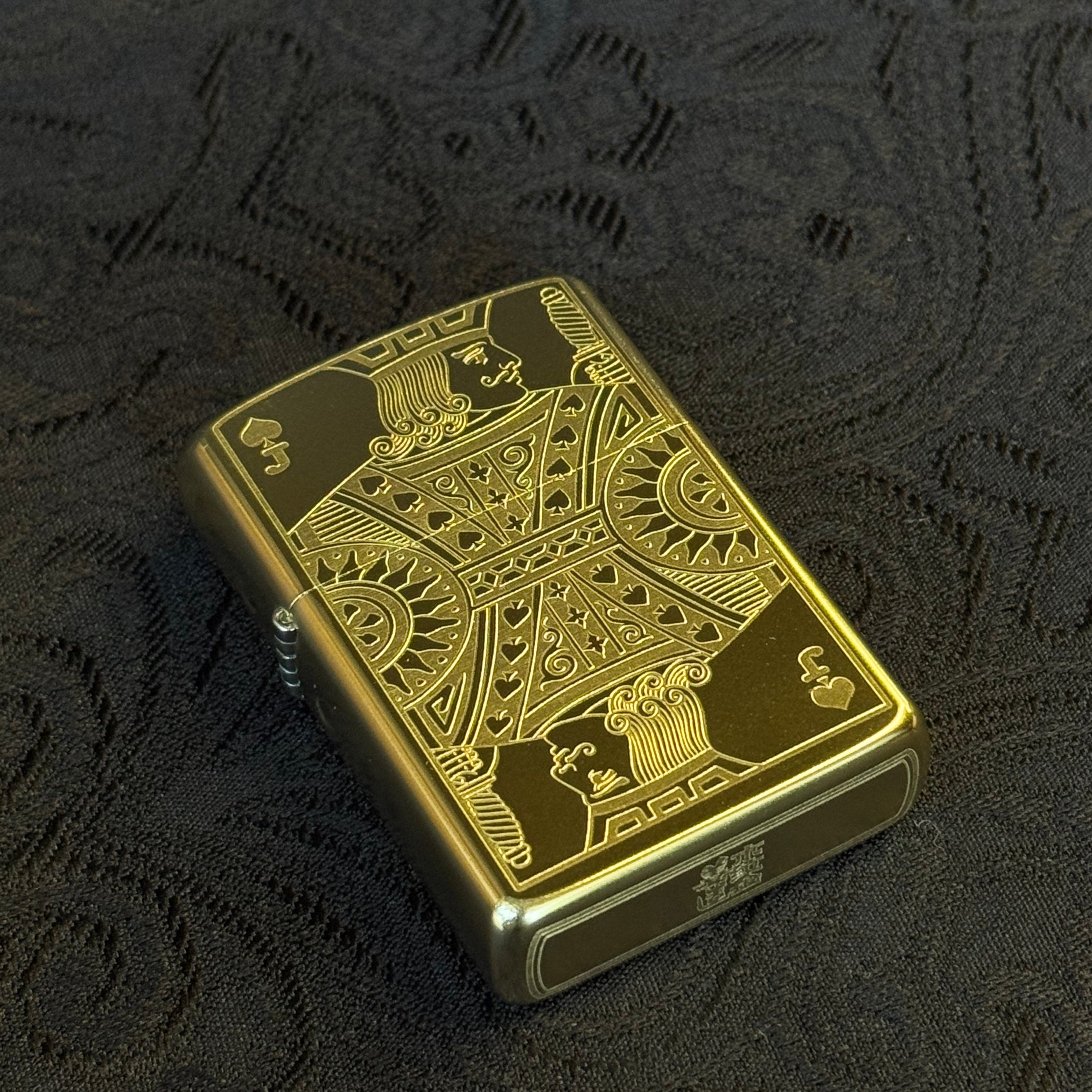 Black Jack — Brass Heritage Lighter (Zippo-Style)