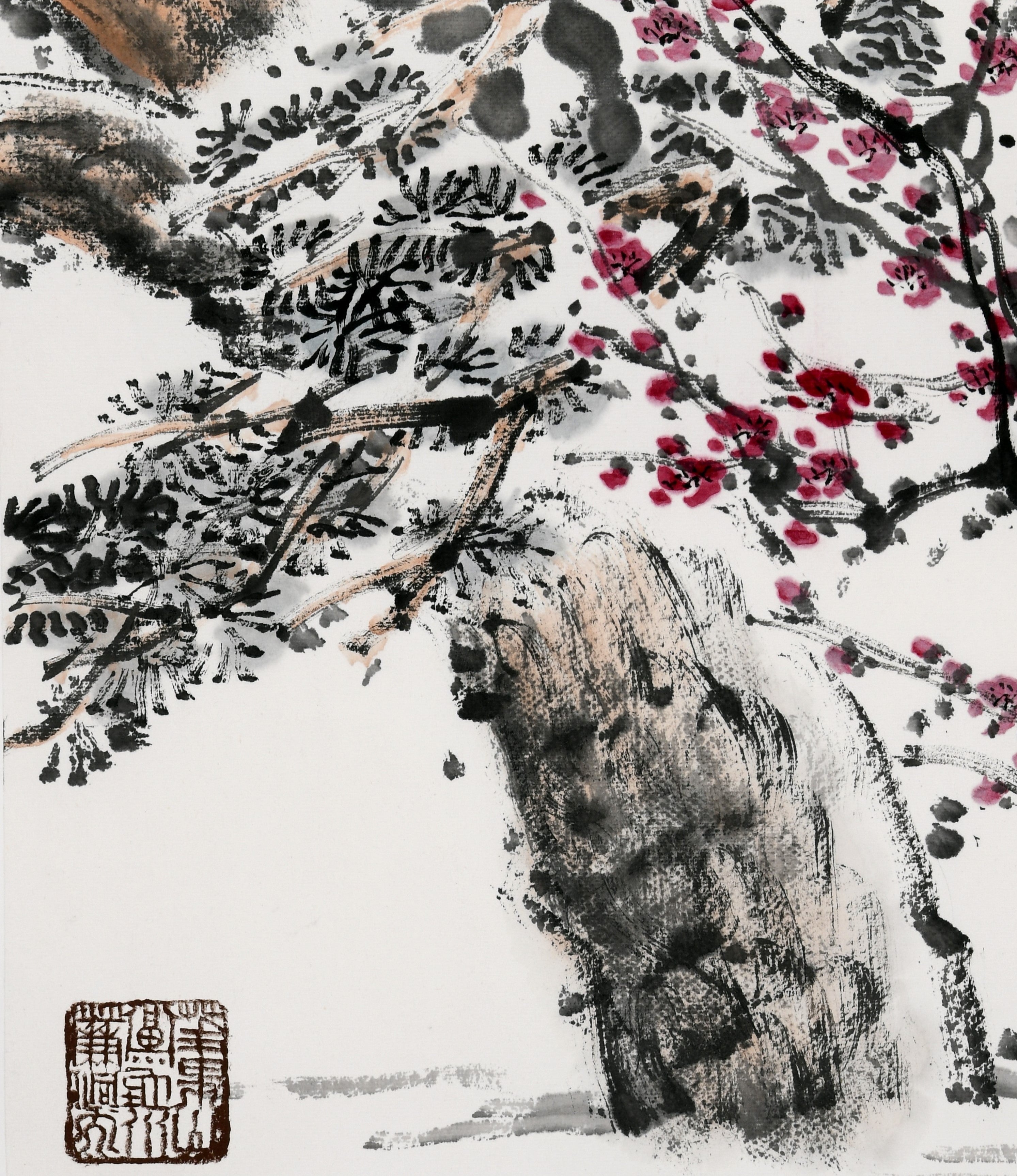 Winter I, outlet Chinese Ink Painting, Print