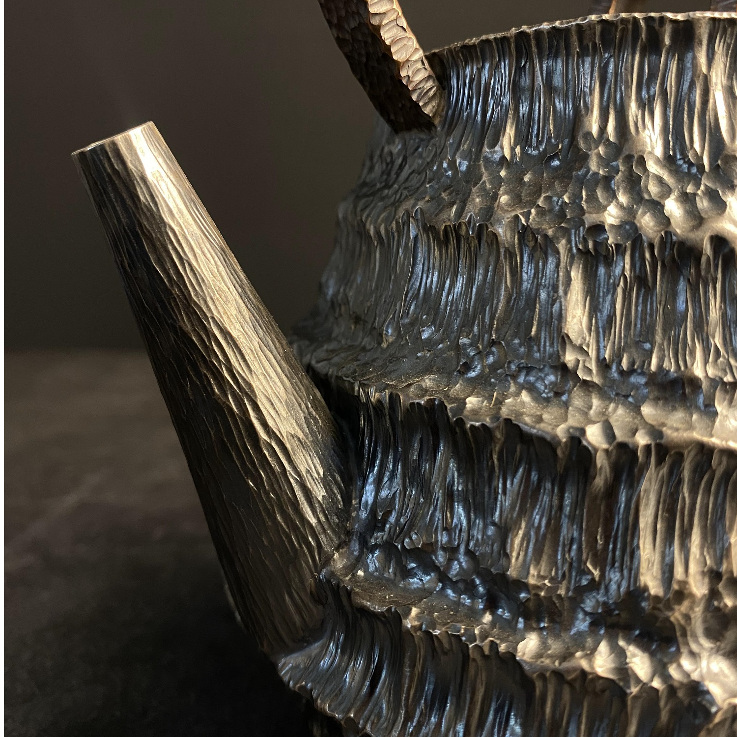 Plain Form — Hand-Forged Large Teapot