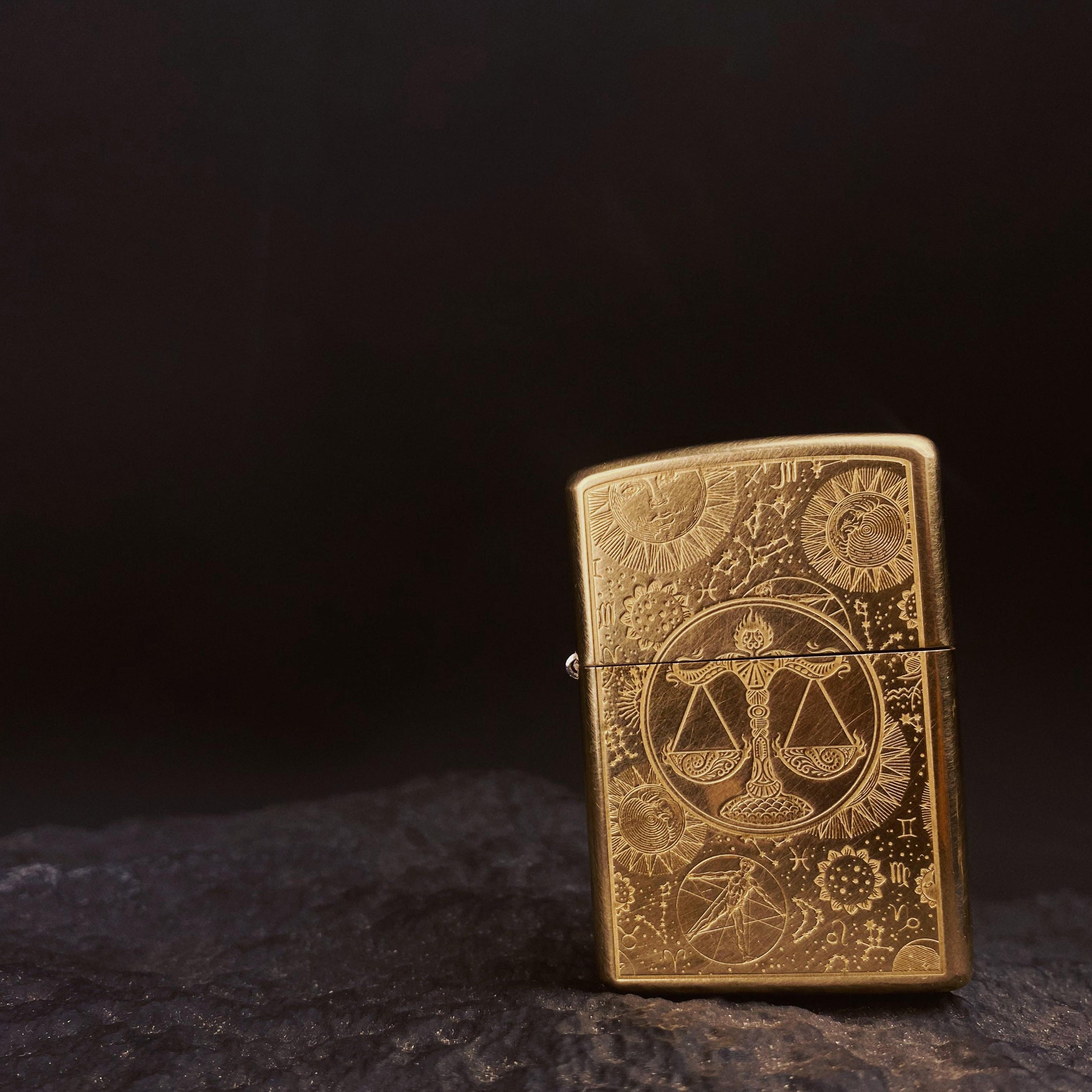 Zodiac Series Brass Heritage Lighter Collection