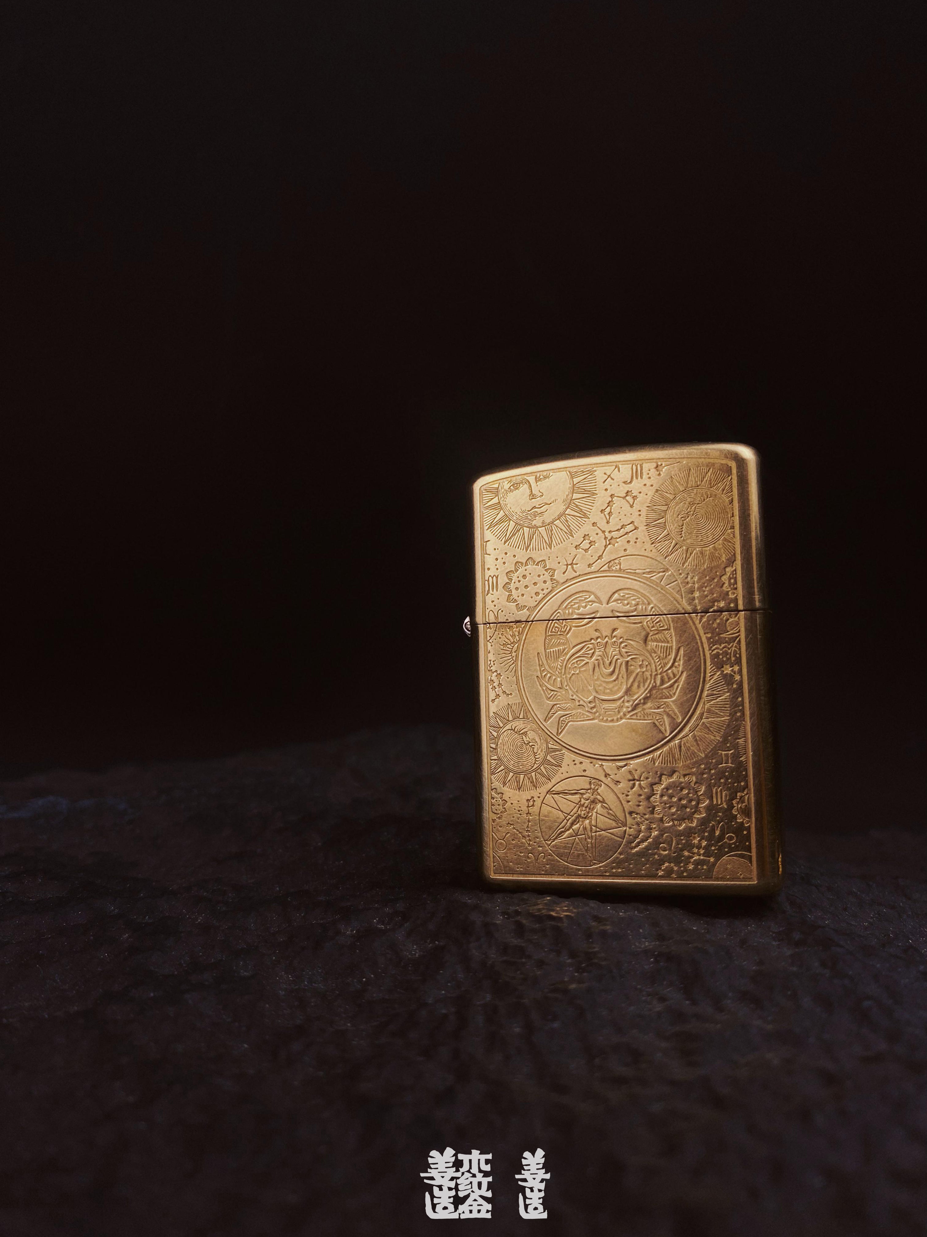 Zodiac Series Brass Heritage Lighter Collection